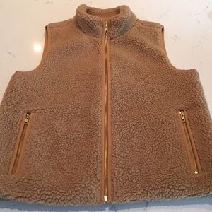 Jcrew Camel Vest Medium